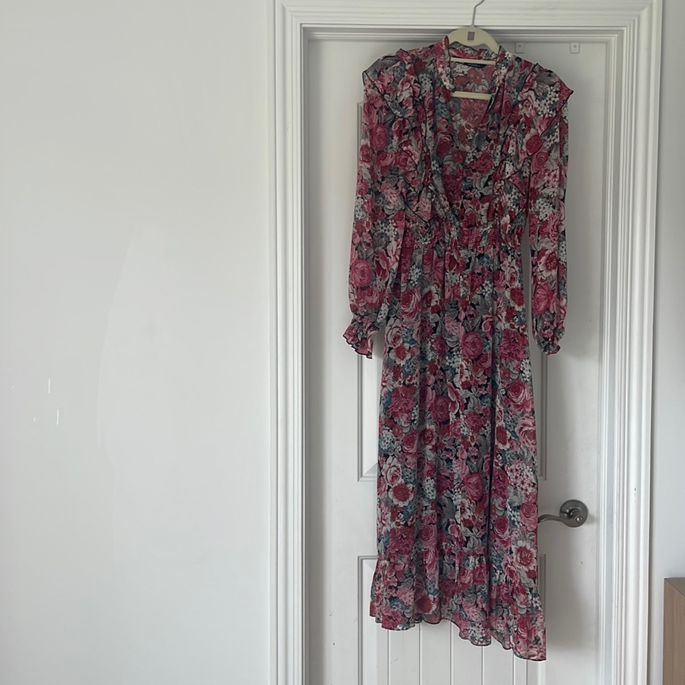 ZARA floral maxi dress